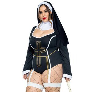 Plus Sister Sin Nun Costume